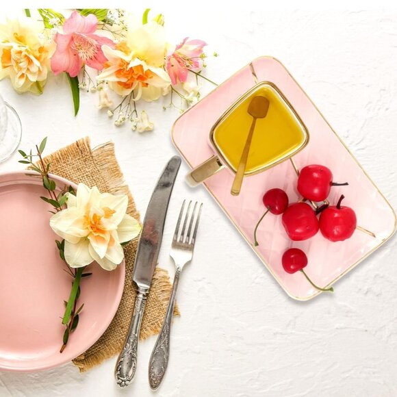 Handbag Shaped NEW Pink Coffee Mug - Picture 4 of 5